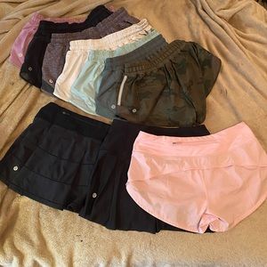 lululemon short/skirt collection